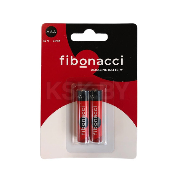 Батарейка AAA LR03 1.5V (2шт.) алкалиновые Fibonacci (FB-LR3-BL2) 