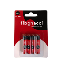 Батарейка AAA LR03 1.5V (4шт.) алкалиновые Fibonacci