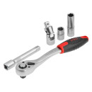 Набор головок и ключей 216пр. 1/4",3/8",1/2" PRO STARTUL STUTTGART (PRO-216S) 