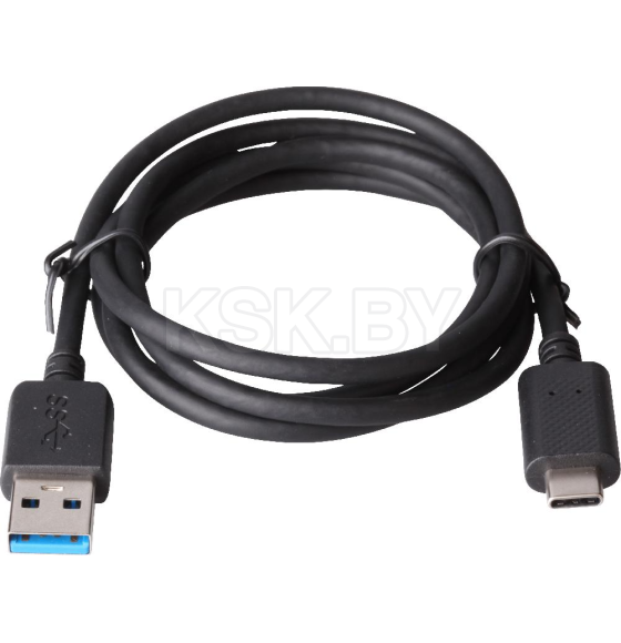 Кабель USB-Type C, 1 м, 5/9/12В, 2A, 18Вт, оплетка/коннектор PVC, круглый (черный) Qumo Q22470 (Q22470) 