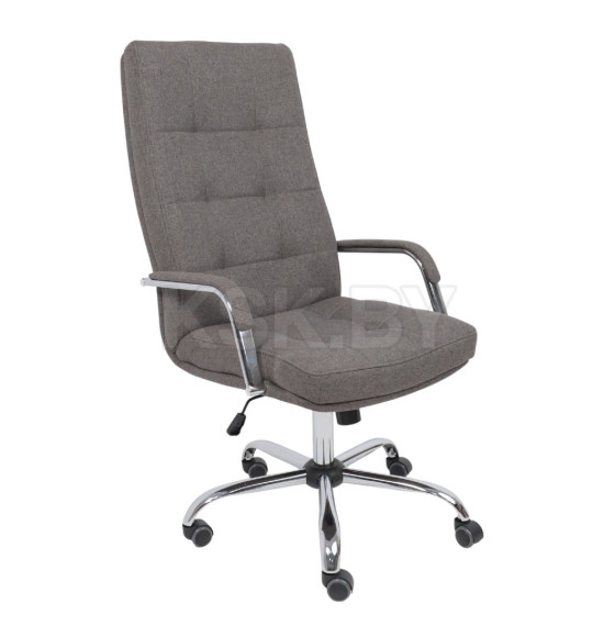 Кресло Брест 1, ткань Jazz 06 серый (120607) 