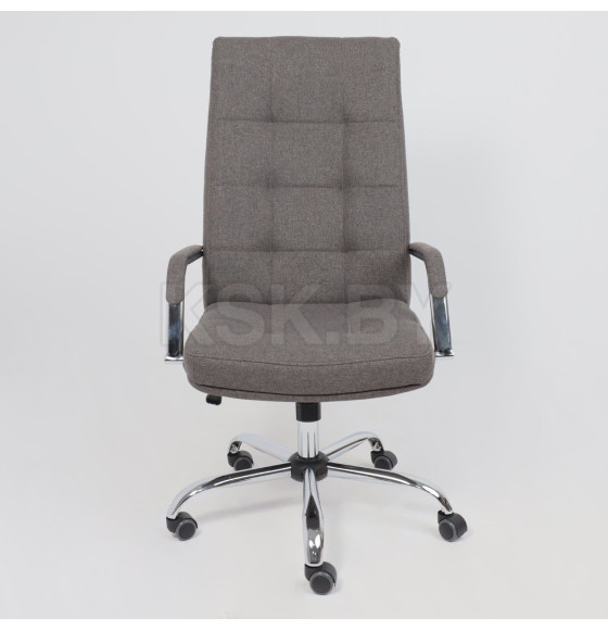 Кресло Брест 1, ткань Jazz 06 серый (120607) 