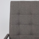Кресло Брест 1, ткань Jazz 06 серый (120607) 