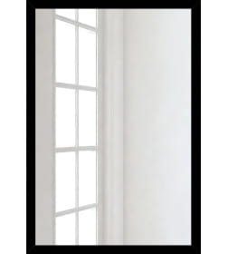 Зеркало прямоугольное 40х60 см в раме МДФ (чёрный) Emze DK4001