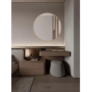 Зеркало круглое с дуб УФ-окантовкой, 60 см Emze UV.60.60.DUB (UV.60.60.DUB) 