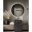 Зеркало круглое с черной УФ-окантовкой и подсветкой, бесконтактное включение, 90 см Emze LED.UV.90.90.CHE.MOTION (LED.UV.90.90.CHE.MOTION) 