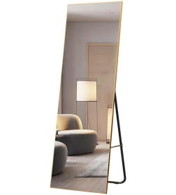 Зеркало напольное 40х150 см в раме с мольбертом (золото) Emze DK23502