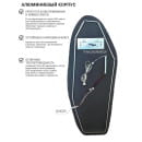 Зеркало фигурное с золотой УФ-окантовкой и подсветкой 49х115 см Emze LED.UV.NF.49.115.AUR.4K (LED.UV.NF.49.115.AUR.4K) 