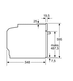 Шкаф духовой с паром Bosch HQG572EB3