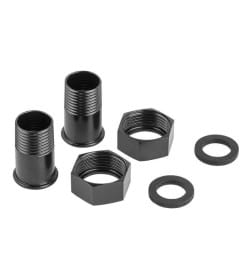 Комплект гаек для циркуляционного насоса 1/2" черный (1/2" - 3/4") AV Engineering AVE183012