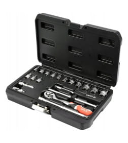 Набор инструментов 1/4" (20пр) CrV, YATO
