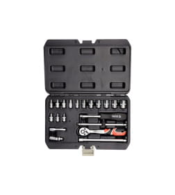 Набор инструментов 1/4" (20пр) CrV, YATO