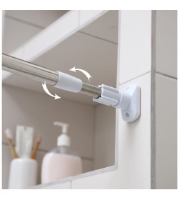 Карниз для ванной раздвижной Мон Ами (140-260см) 8031-140  