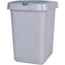 Ведро для мусора с откидной крышкой 25 л.Spin&Clean Step цвет небесный SV4242НБС (SV4242НБС) 