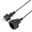 Удлинитель-шнур ПВС 3х0,75мм², 10м, с/з, 6А, 1300Вт, IP20, черный PROconnect 13-4909 (13-4909) 