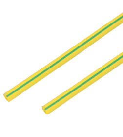 Трубка термоусадочная 10/5,0 мм 1 м (желто-зеленая) PROconnect 55-1007