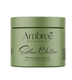 Маска с перцем укрепляющая для роста волос серии Ambree professional. 400 мл