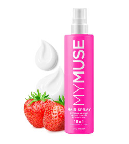 Несмываемый крем-спрей 15 в 1 для волос укрепление и блеск 250 мл