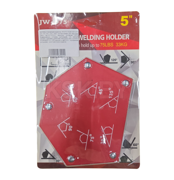 Магнитный держатель JW-D75 75LBS (30°, 45°, 60°, 75°, 90°, 135°, 33кг) SKYWELD (015.7575.01) 