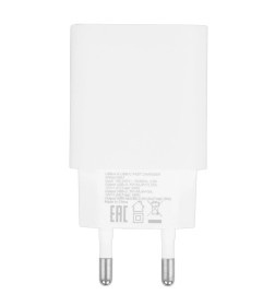 Сетевое зарядное устроиство USB-A+TYPE-C, 20W белый PERFEO