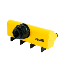 Разветвитель четырёхканальный регулируемый 1/2"-3/4" Sparta 66625