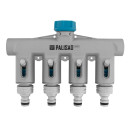 Разветвитель четырёхканальный с внутренней резьбой 3/4" (алюминий) LUXE Palisad 65833 (65833) 