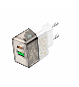 Сетевое зарядное устройство BA80A PD20W+QC3.0, TYPE-C-lightning, черный BOROFONE