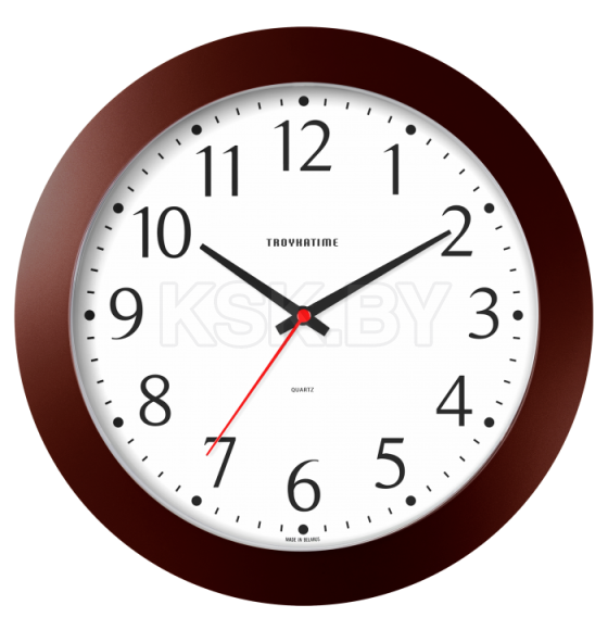 Часы настенные TROYKA корпус коричневый 51534510 (51534510) 