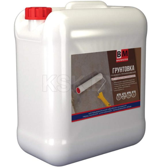 Грунтовка "BAUMASTER" глубокого проникновения для наружных/внутренних работ, 1:1, 10 кг