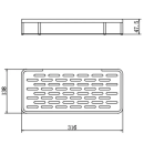 Полочка металлик Fashun A7326-17 (A7326-17) 