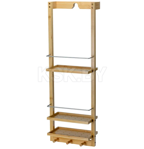 Полка для ванной деревянная (бамбук) 27х14,5х80 см Fresca G17-XL051 (G17-XL051) 