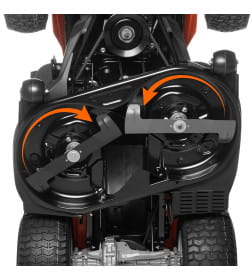 Райдер бензиновый (минитрактор) с гидростатической трансмиссией DAEWOO DLT 98 HV