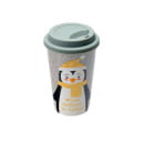 Стакан фарфоровый "Новогодний" 400 мл с силиконовой крышкой ZPX232567 (ZPX232567) 