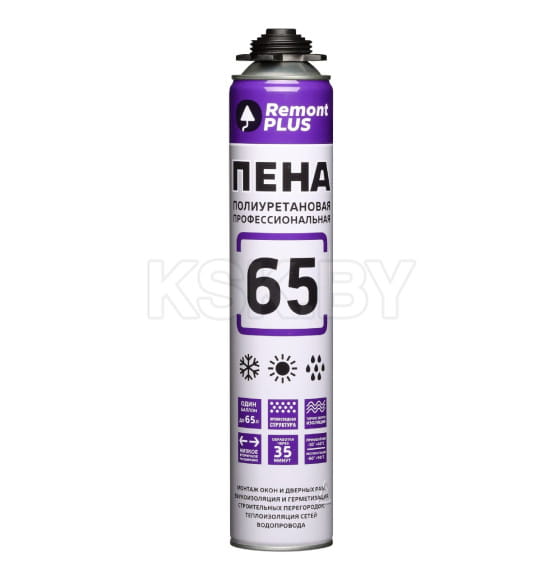 Пена монтажная MasterTeks REMONT PLUS 65 PRO, всесезонная, 745 мл