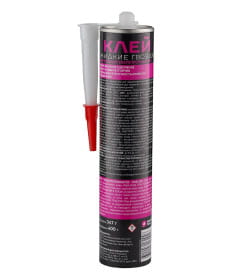 Клей MasterTeks ProfiMaster каучуковый "жидкие гвозди" 901 сверхпрочный, бежевый, 400 г