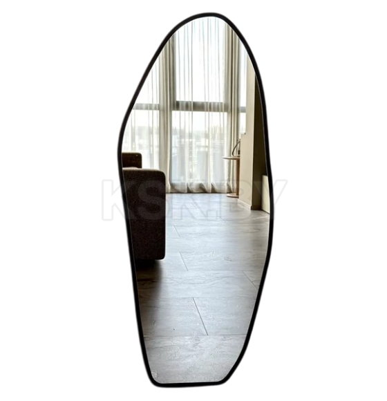 Зеркало фигурное с черной УФ-окантовкой, 49х115 см Emze UV.NF.49.115.CHE (UV.NF.49.115.CHE) 