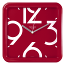 Часы настенные TROYKA обод красный 81833842 (81833842) 