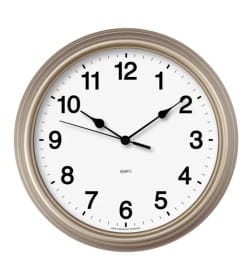 Часы настенные TROYKA обод золото 88891874