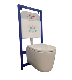 Инсталляция Berges Vizam Slim 525 EX-112-900 для подвесного унитаза 