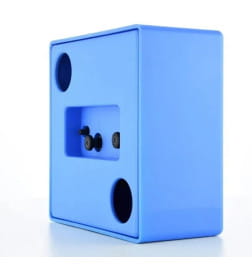 Часы-будильник настольные TROYKA голубой БЭМ-08.41804