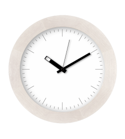 Часы настенные TROYKA обод беленый дуб 110081040