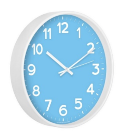 Часы настенные TROYKA обод тонкий белый глянцевый 777717130