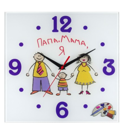 Часы настенные TROYKA белый 81000034