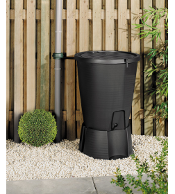 Бочка садовая без шланга (графит) Keter Indigo Waterbutt 171658
