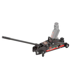 Домкрат подкатной гидравлический 2,5т с фиксацией в кейсе RockFORCE