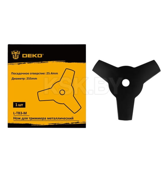 Нож для триммера 255 мм DEKO L-TB3-M 084-2023 (084-2023) 
