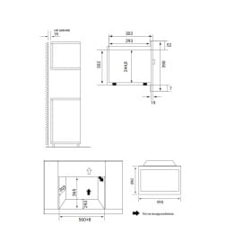 Встраиваемая микроволновая печь Weissgauff HMT-206 Inverter Grill