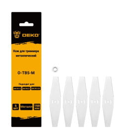 Нож для триммера металлический 50 мм (5 шт.) DEKO O-TB5-M