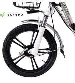 Электровелосипед Yakama S1 СЕРЕБРИСТЫЙ