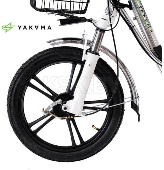 Электровелосипед Yakama S1 СЕРЕБРИСТЫЙ